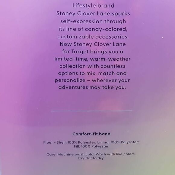 Sleeping Eye Mask Stoney Clover Lane x Target Blue with White Daisys - Picture 2 of 3